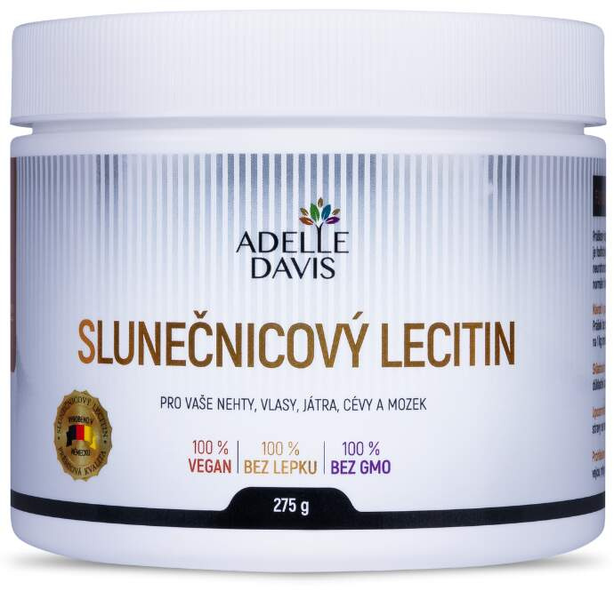 ADELLE DAVIS Slunečnicový lecitin práškový 275 g