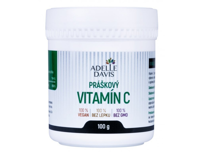 Adelle Davis Adelle Davis, Vitamín C, práškový, 100 g