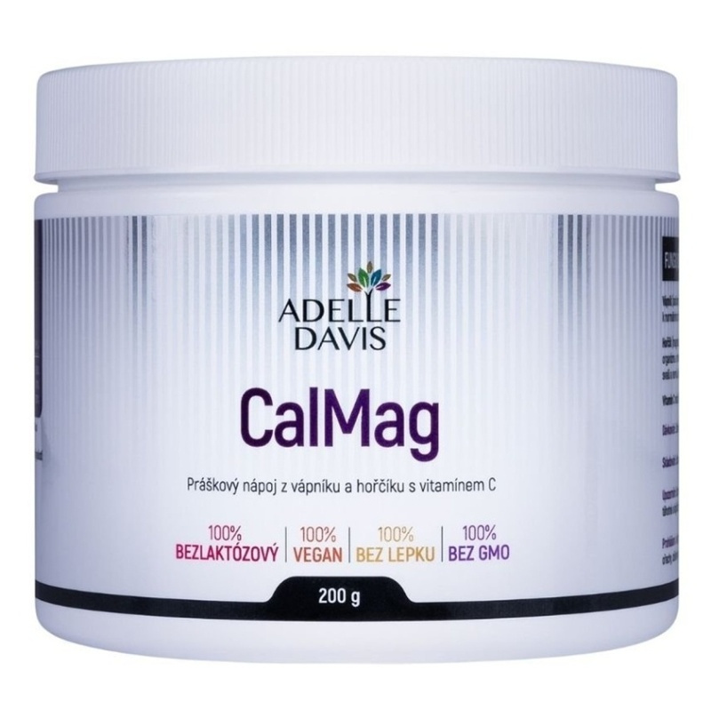 Adelle Davis Adelle Davis, CalMag (Vápník,Hořčík,Vitamín C), 200 g