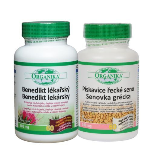 ORGANIKA Pískavice & Benedikt 500 mg + 500 mg .2 x 60 kapslí
