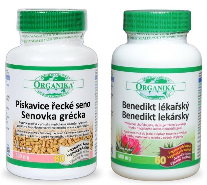 ORGANIKA Pískavice & Benedikt 500 mg + 500 mg .2 x 60 kapslí