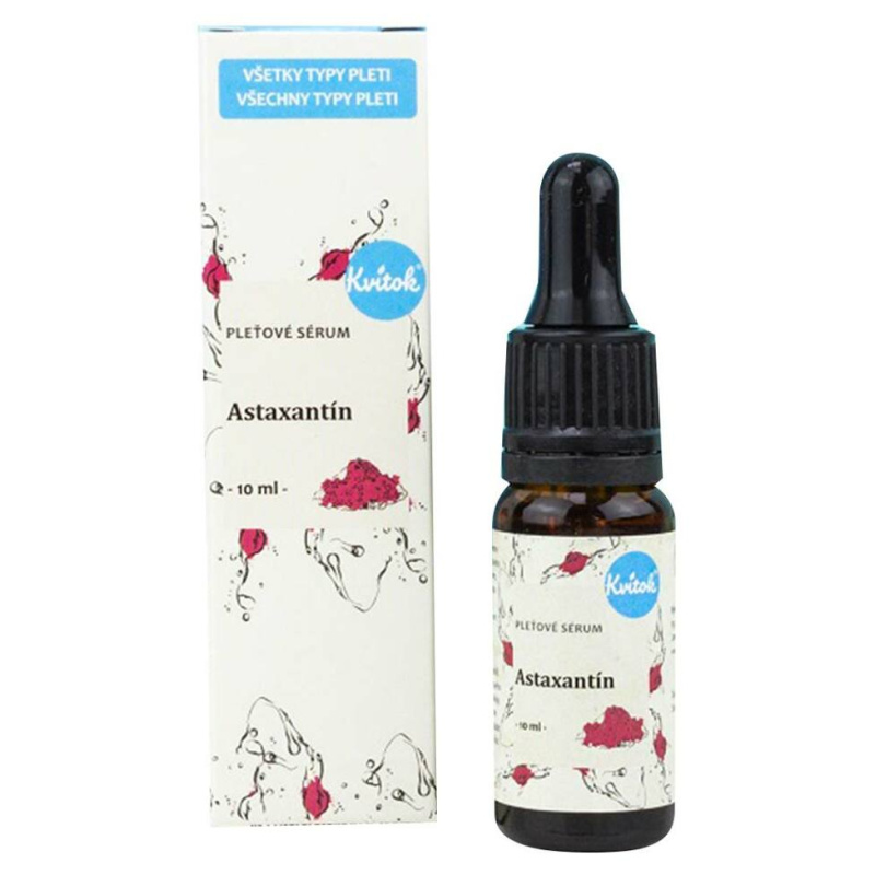 Kvitok Pleťové sérum Astaxantin, 10 ml