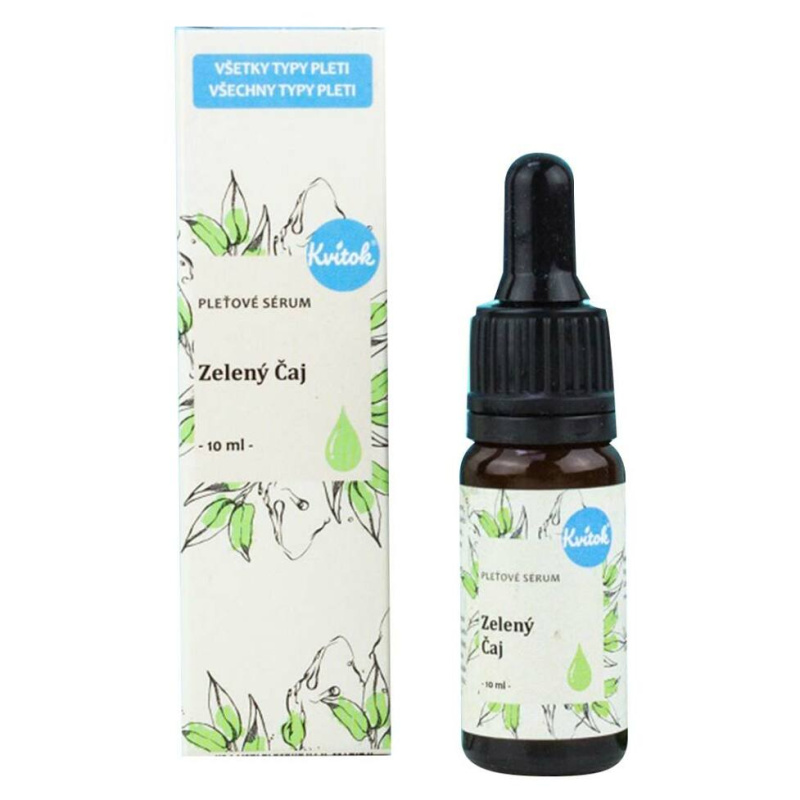 Kvitok Pleťové sérum Zelený čaj, 10 ml