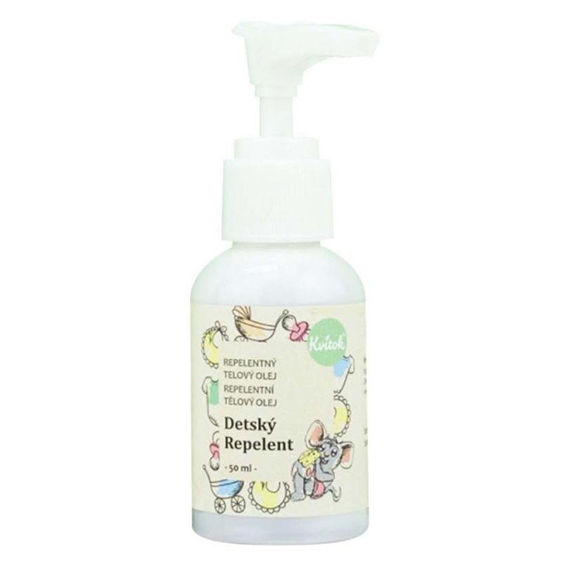 Kvitok Dětský ochranný olej ideální pro děti od 2 let, 50 ml