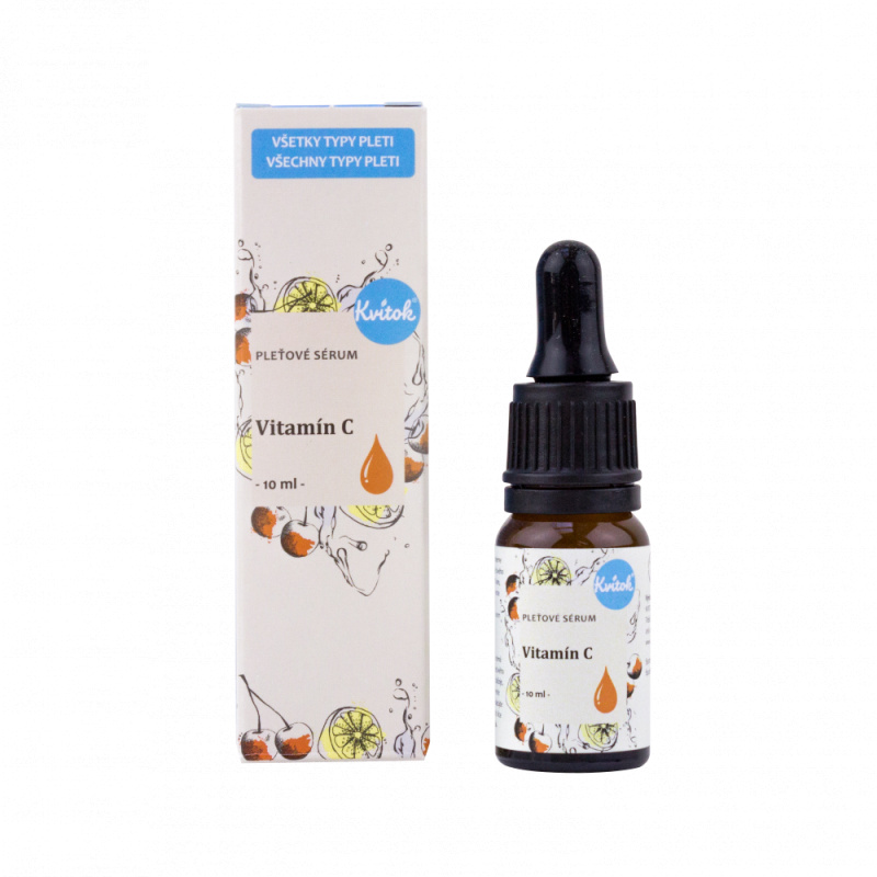 Kvitok Vitamín C antioxidační sérum pro zralou pleť 10 ml