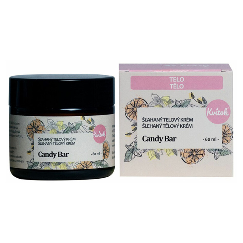 Kvitok Šlehaný tělový krém Candy bar, 60 ml