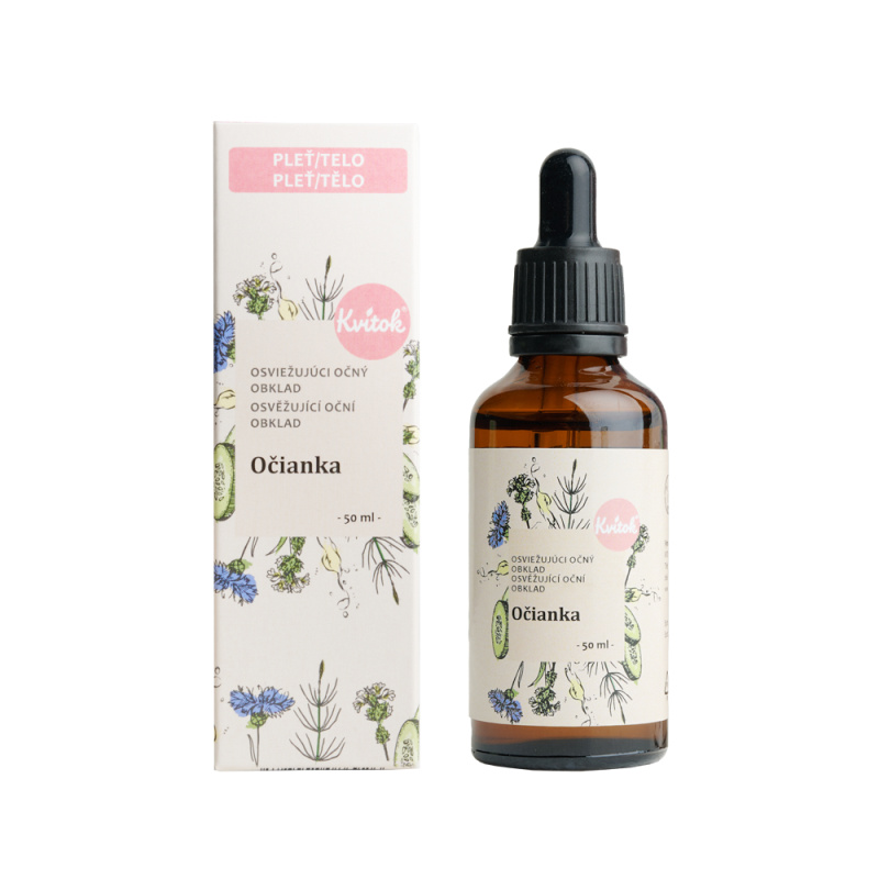 Kvitok Osvěžující obklad na oči Očianka, 50 ml
