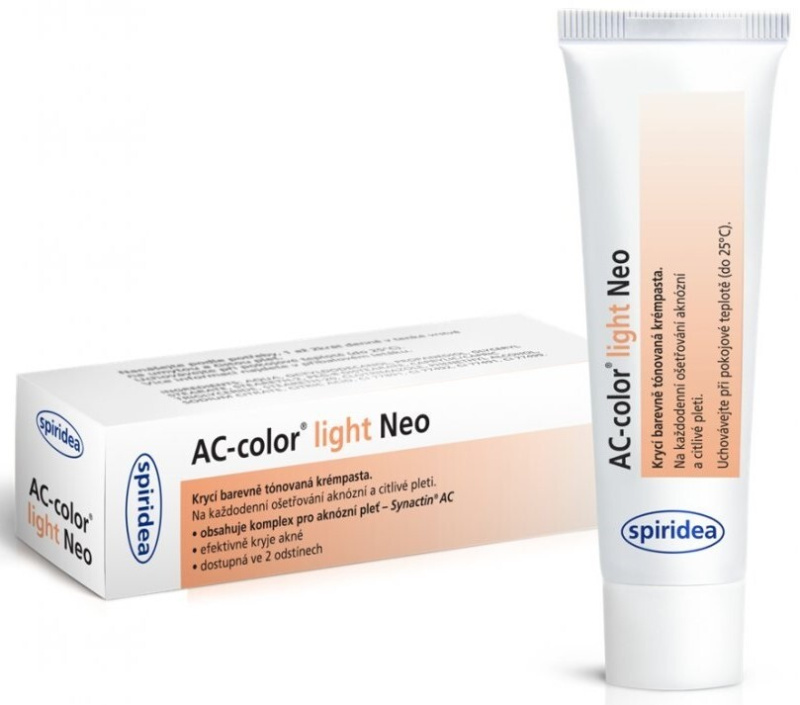 Spiridea AC-color Light Neo tónovací krém pro problematickou pleť, akné 30 g