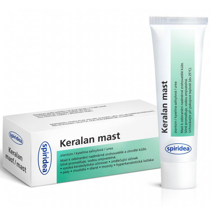 Spiridea Keralan změkčující krém na zrohovatělou pokožku chodidel s hydratačním účinkem 50 ml