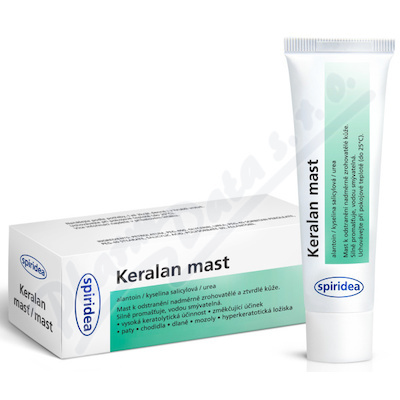 Spiridea Keralan změkčující krém na zrohovatělou pokožku chodidel s hydratačním účinkem 50 ml