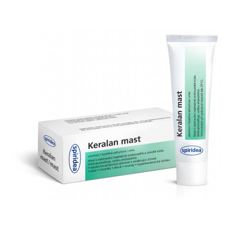 Spiridea Keralan změkčující krém na zrohovatělou pokožku chodidel s hydratačním účinkem 50 ml