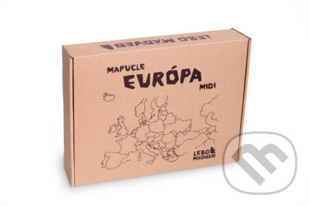 Mapucle Európa MIDI (kartónová krabička) - puzzle z kategorie Mapy Evropy