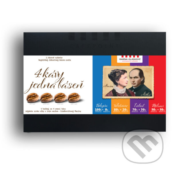 Marína&Sládkovič,  darčekové balenie (SET 4x220g zrnková)