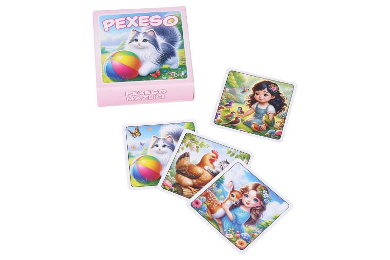 Pexeso Mazlíčci v růžové krabičce