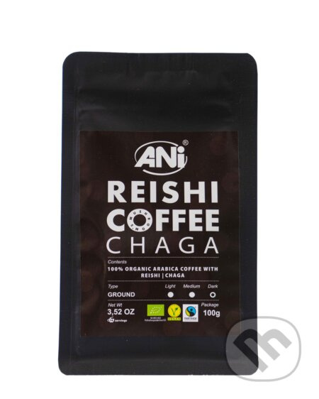 Chaga Reishi BIO mletá káva 100g
