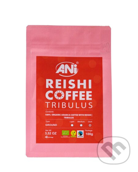Tribulus Reishi BIO mletá káva 100g
