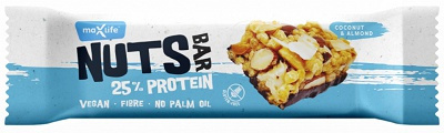 MaxSport Max Life Nuts Bar 40 g - kokos a mandle