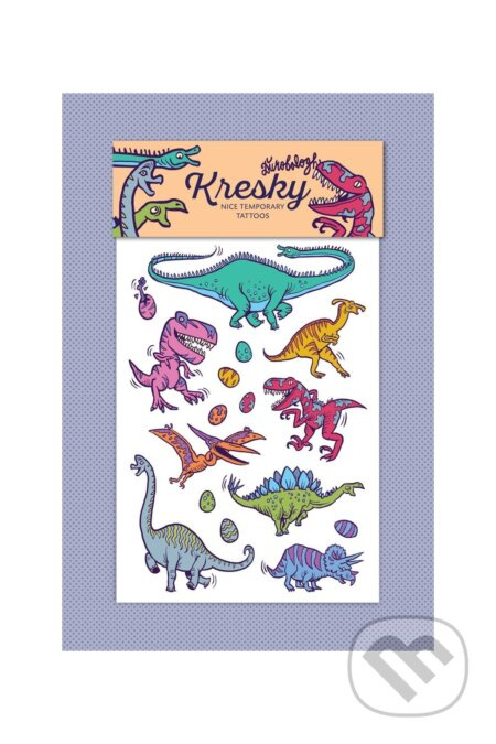 Kresky: Dinosaury (Dočasné tetovačky) - Ďuro Balogh (ilustrátor)