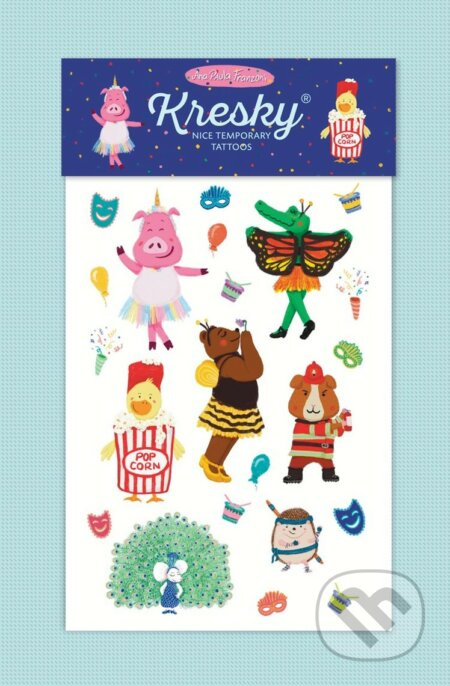 Kresky: Karneval (Dočasné tetovačky) - Ana Paula Franzoni (ilustrátor)