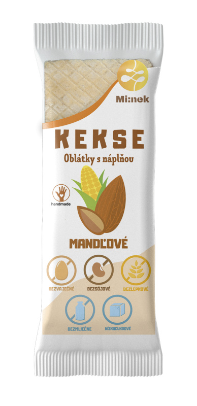 KEKSE Oplatky s mandlovou náplní, 1ks