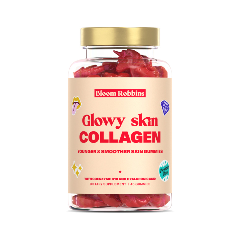 Bloom Robbins Glowy skin COLLAGEN gummies 40ks