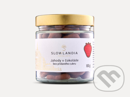 Jahody v maltitolovej čokoláde (150 g)