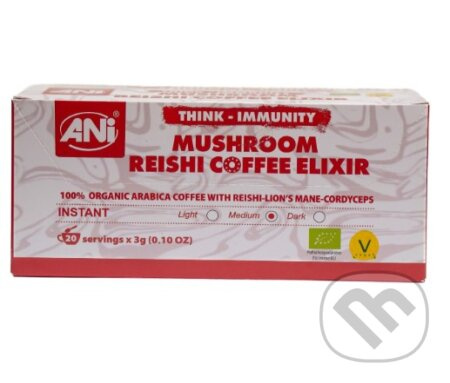 Reishi BIO Instantná káva 1+1 krabička