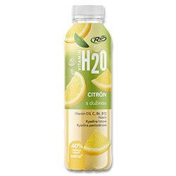Rio H2O - pramenita voda s ovocnou dužinou - citron, 400 ml