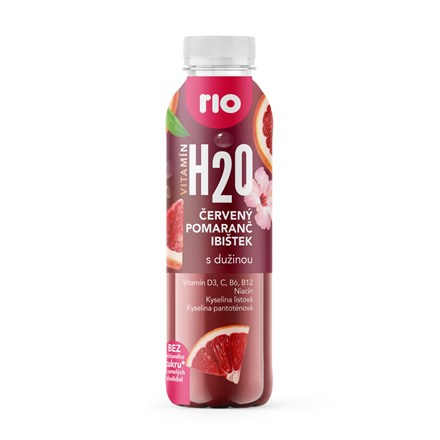 Rio H2O červený pomeranč ibišek 6 x 400 ml PET