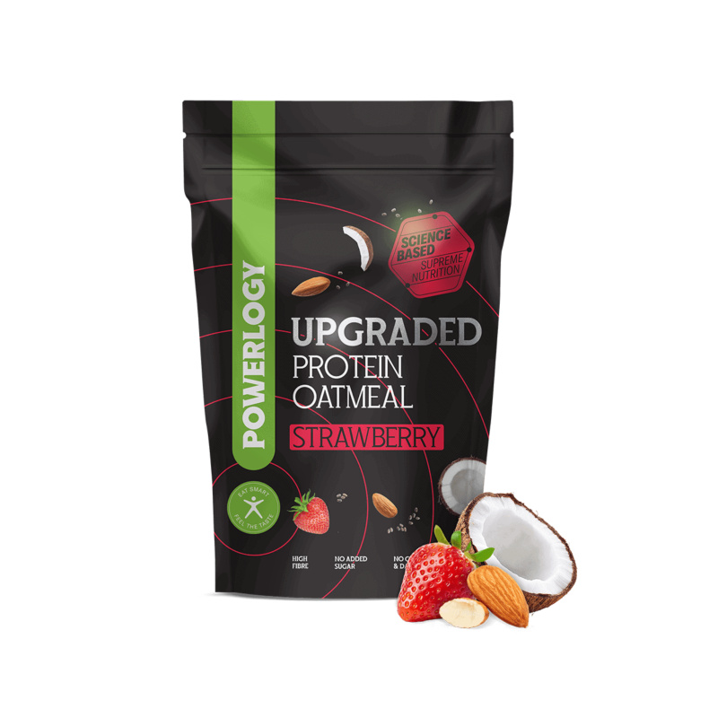 Powerlogy Upgraded protein oatmeal jahoda