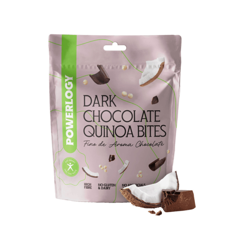 Powerlogy Quinoa bites hořká čokoláda