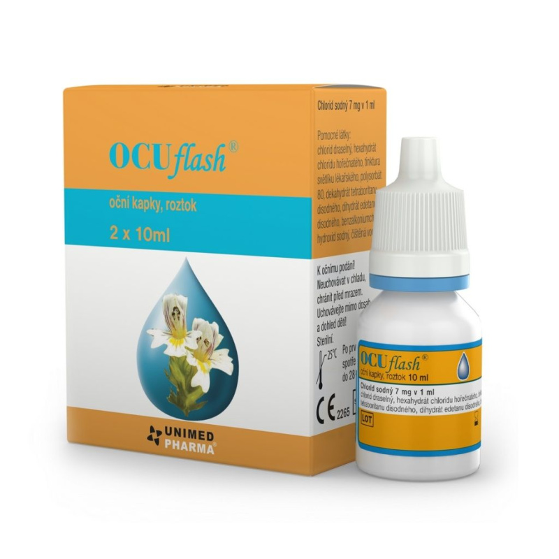 OCUFLASH Oční kapky 2 x 10 ml