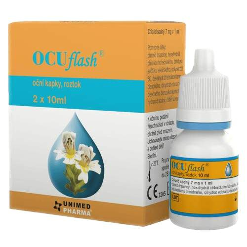 OCUFLASH Oční kapky 2 x 10 ml