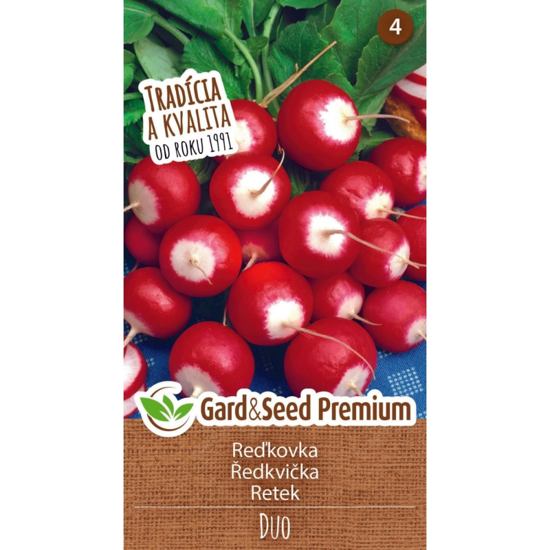 GardenSeed Premium Semínka Ředkvička Duo