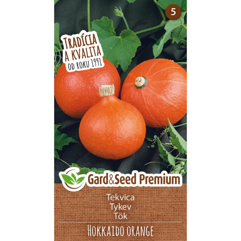 GardenSeed Premium Semínka Tykev obrovská Hokkaido orange
