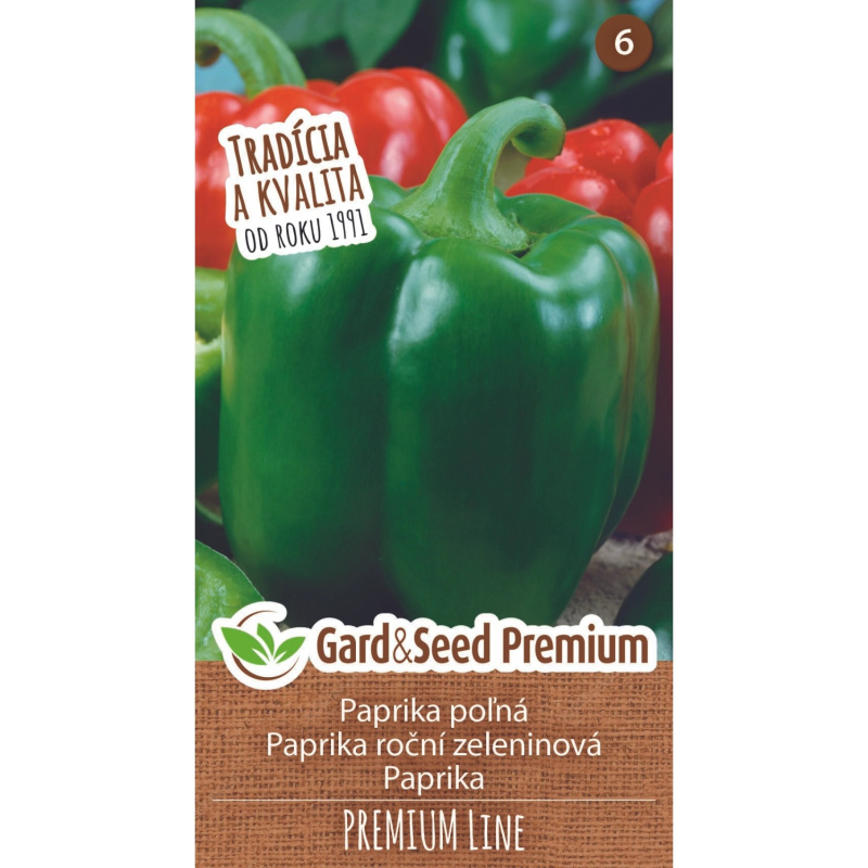 GardenSeed Premium Semínka Paprika roční zeleninová silnostěnná PREMIUM