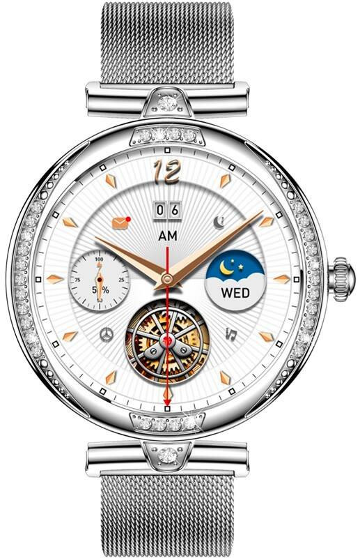 CARNEO Chytré hodinky CARNEO Seinna HR+ silver