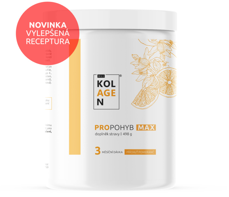 MujKolagen PROPOHYB Max– Pomeranč, 498g