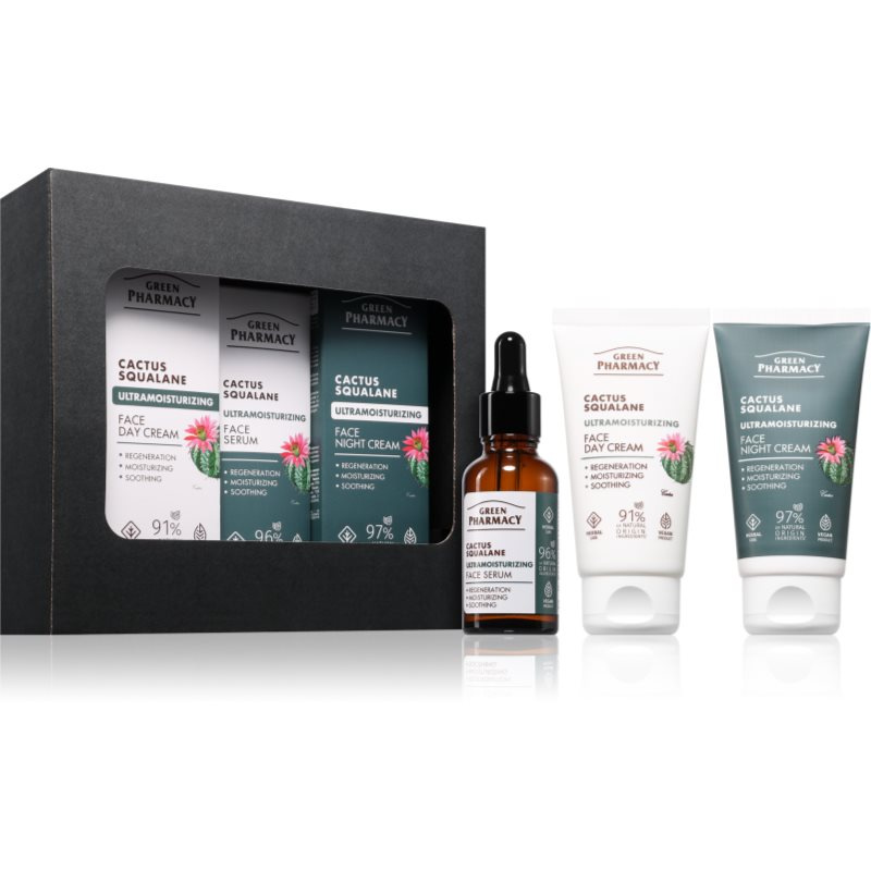Green Pharmacy Cactus & Squalane Set dárková sada pro hydrataci a vypnutí pokožky