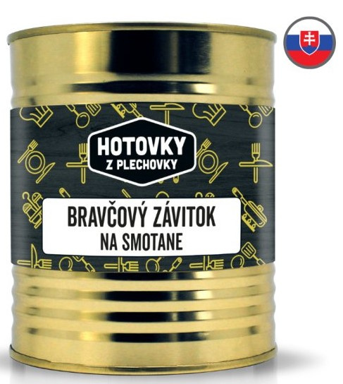 HOTOVKY Z PLECHOVKY Vepřový závitek na smetaně Varianta: 800 g