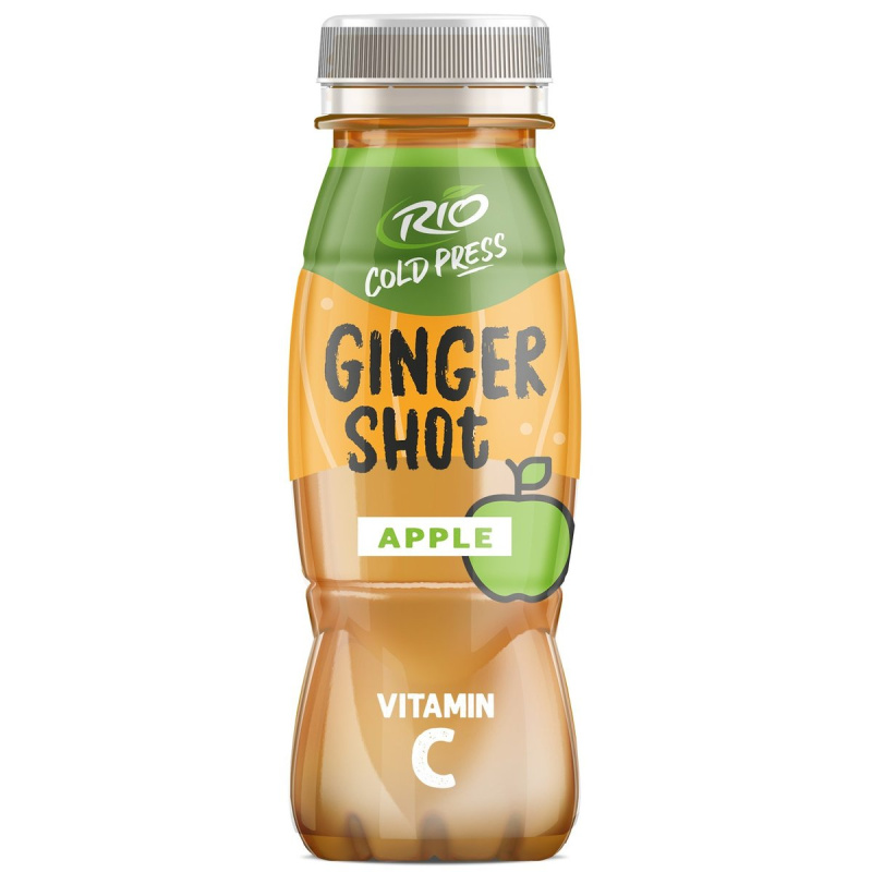 Rio Cold Press Ginger shot jablko
