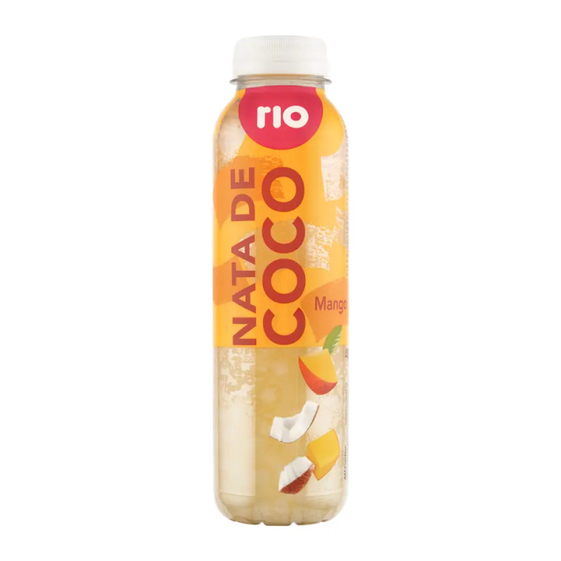 RIO Ovocný nápoj s Nata de coco a příchutí manga 400 ml