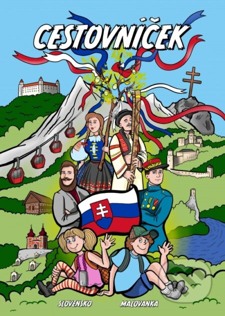 Maľovanka - Cestovníček Slovensko - Ingrid Majeriková, Nina Valka (ilustrátor) - kniha z kategorie Omalovánky