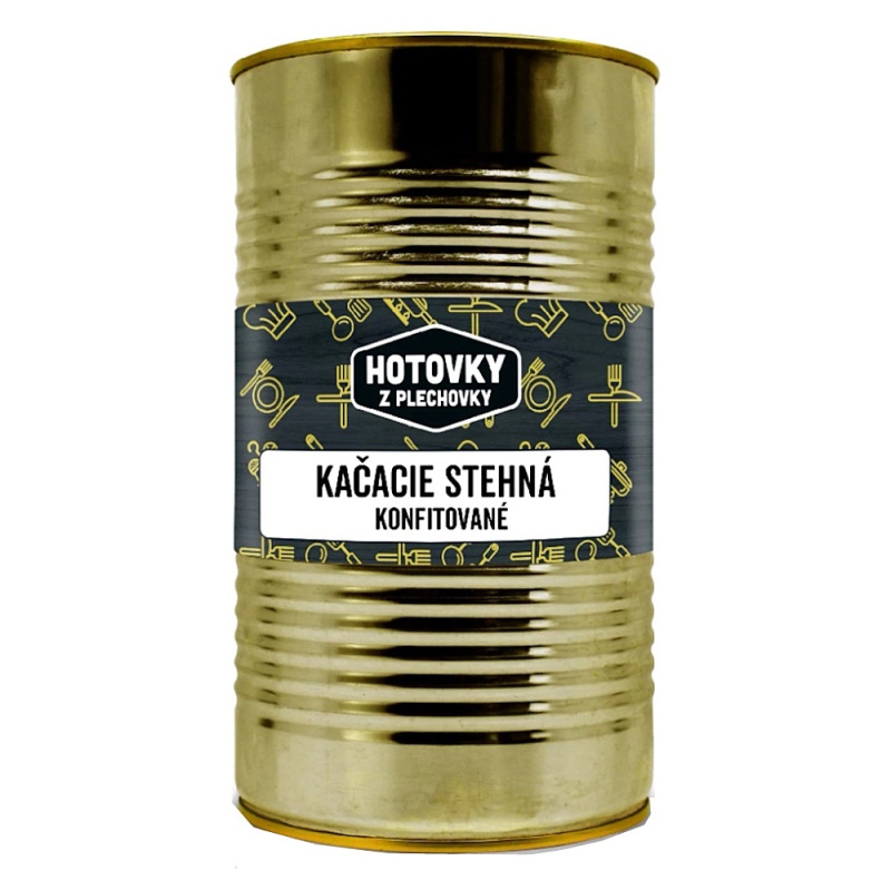 HOTOVKY Z PLECHOVKY Kachní konfitovaná stehna