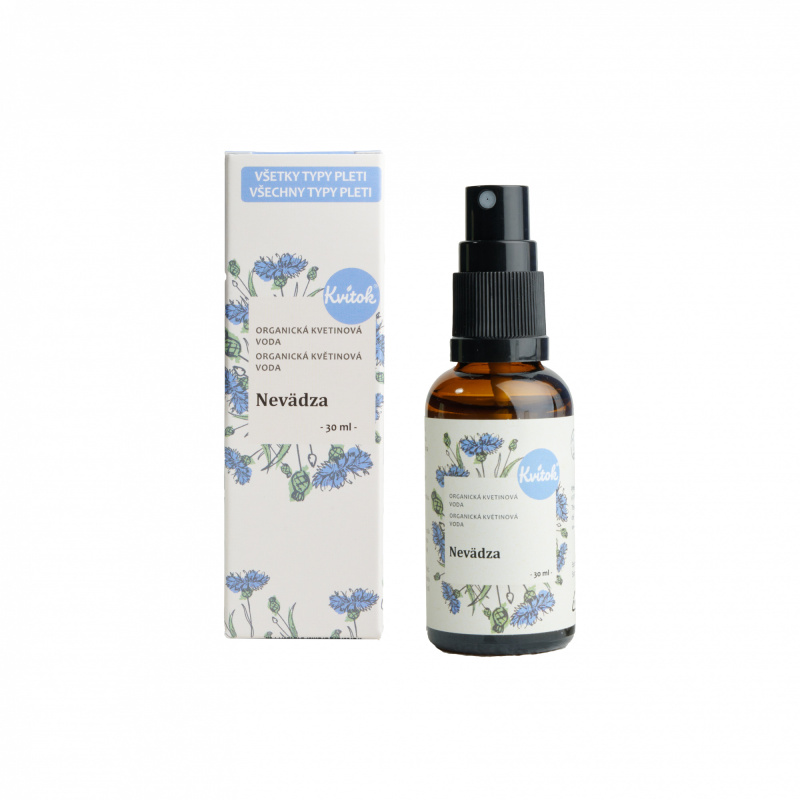 Kvitok Květová voda chrpa BIO, 30 ml
