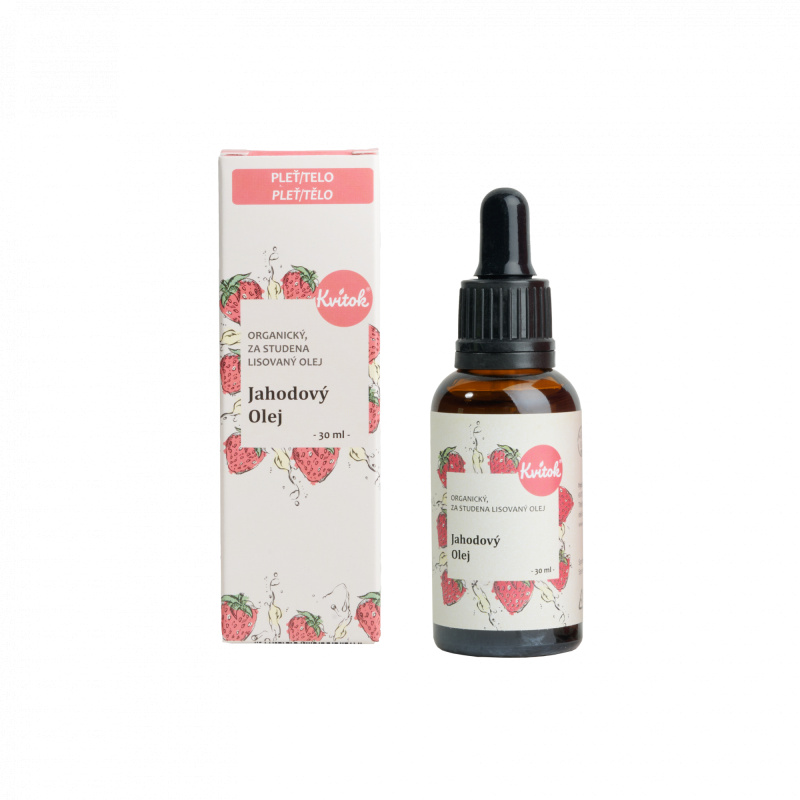 Kvitok Jahodový olej BIO, 30 ml