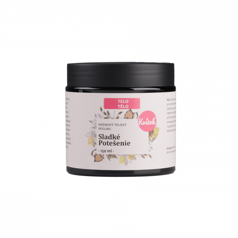 Kvitok Tělový peeling - Sladké potěšení, 150 ml