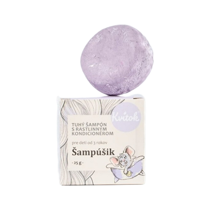 KVITOK Dětský tuhý šampon šampušik 25 g