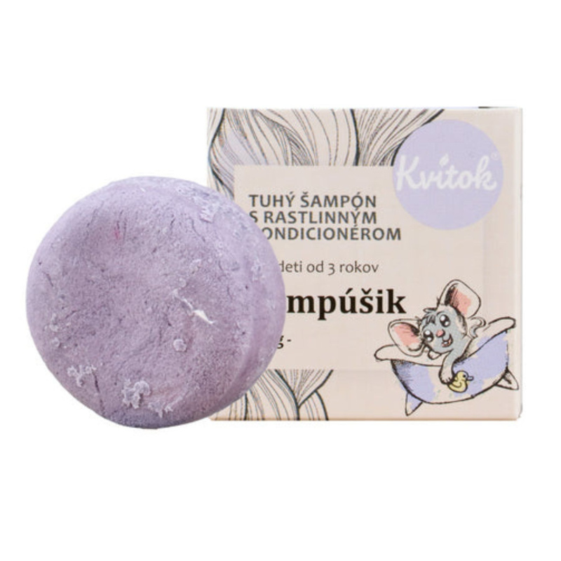 KVITOK Dětský tuhý šampon šampušik 25 g