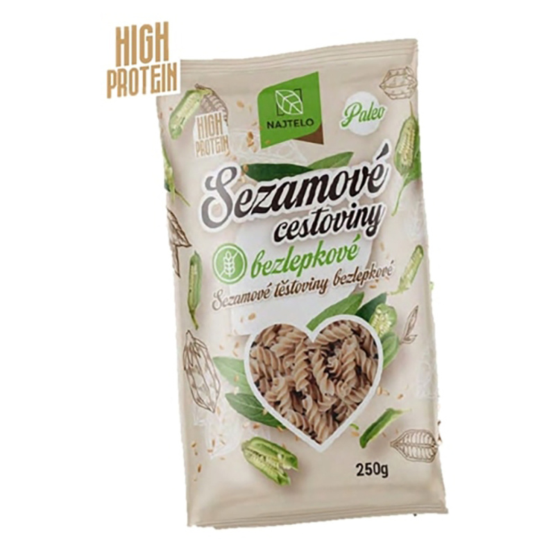 NAJTELO Sezamové těstoviny paleo tarhoně bez lepku 250 g